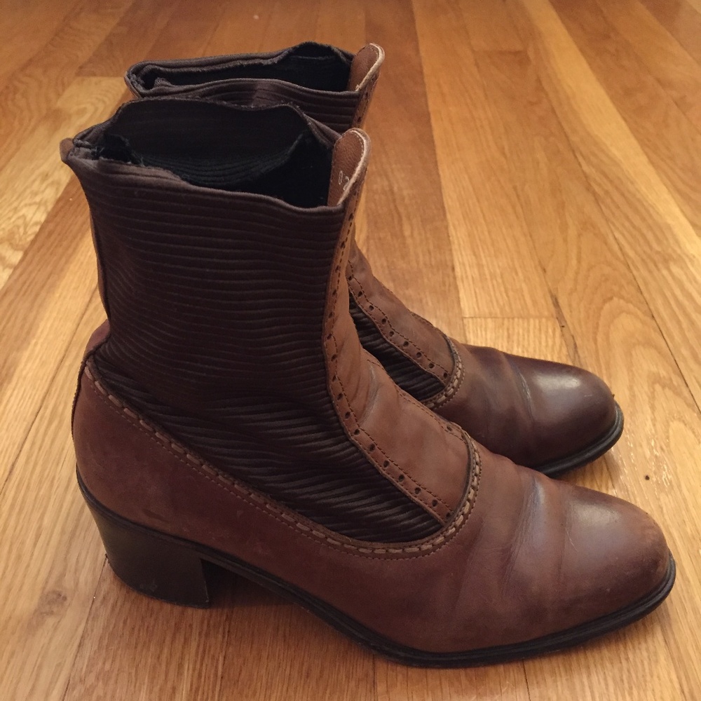 CABLE & CO. Women's Boots Leather Made in Italy 7